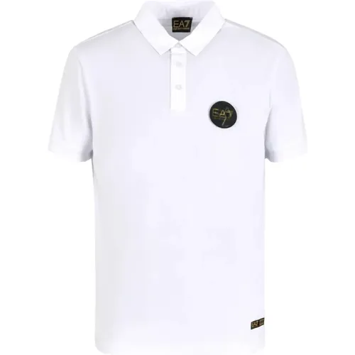 Logo Polo Shirt Spring/Summer 2024 , male, Sizes: XL, L, S - Emporio Armani EA7 - Modalova