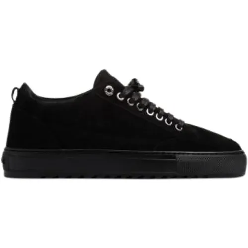 Schwarze Uniform Sneakers Zeitloser Stil , Herren, Größe: 45 EU - Mason Garments - Modalova