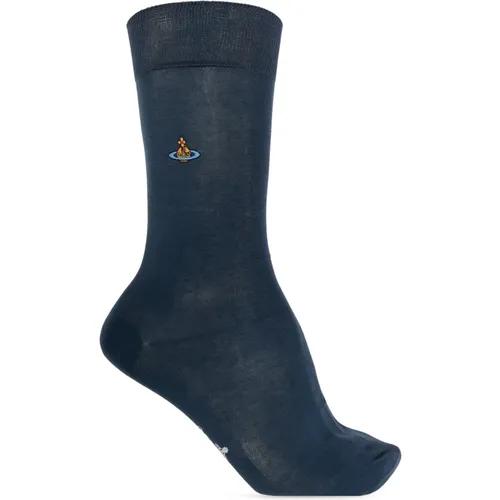 Socks with logo , male, Sizes: M, S, L - Vivienne Westwood - Modalova