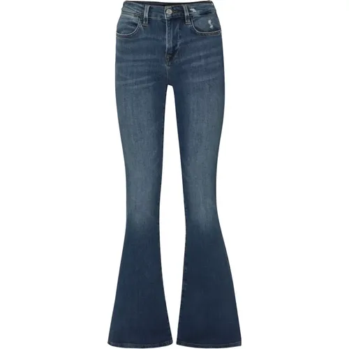 Dark Flared Jeans , female, Sizes: W30 - Frame - Modalova
