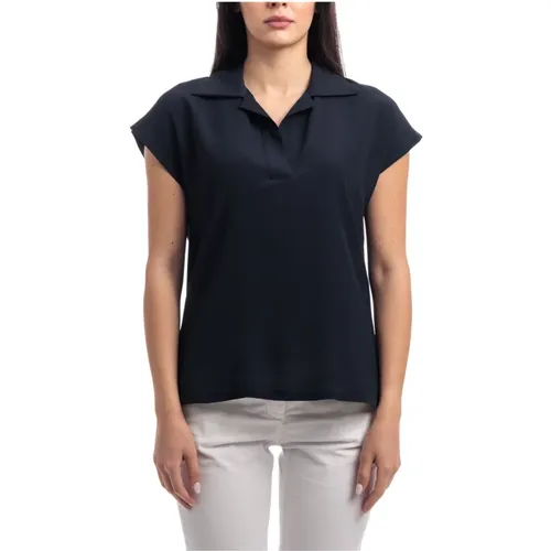 Jersey Polo Shirt , Damen, Größe: S - Seventy - Modalova