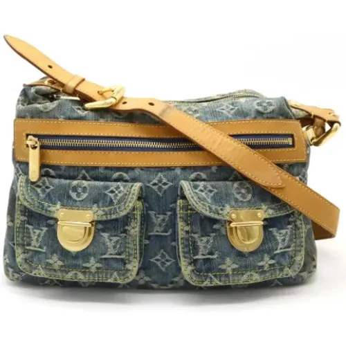 Pre-owned Denim shoulder-bags , female, Sizes: ONE SIZE - Louis Vuitton Vintage - Modalova