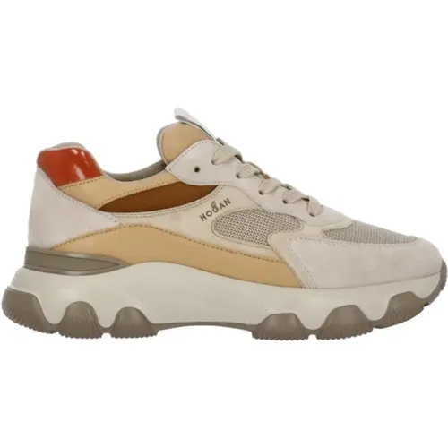 Wildleder Sneakers für Damen , Damen, Größe: 39 1/2 EU - Hogan - Modalova