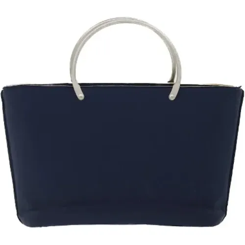 Pre-owned Cotton handbags , ONE SIZE - Blue - Modalova