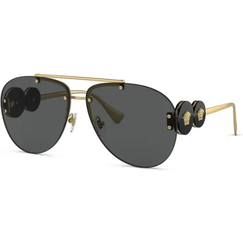 Ve2250 100287 Sunglasses , female, Sizes: 63 MM - Versace - Modalova