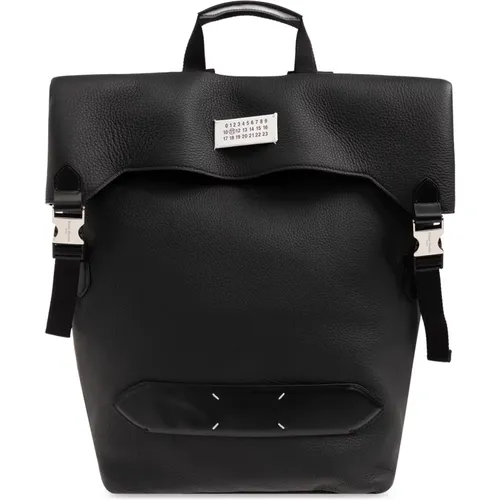 Backpack with logo , male, Sizes: ONE SIZE - Maison Margiela - Modalova