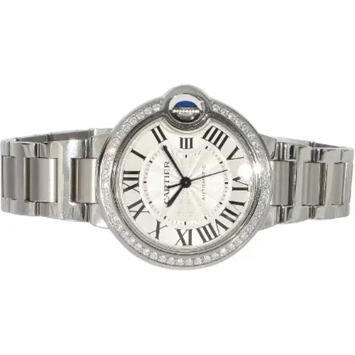 Pre-owned Stainless Steel watches , female, Sizes: ONE SIZE - Cartier Vintage - Modalova