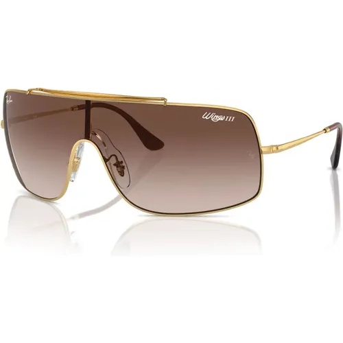 Square Sunglasses Wings III Green Brown , unisex, Sizes: ONE SIZE - Ray-Ban - Modalova