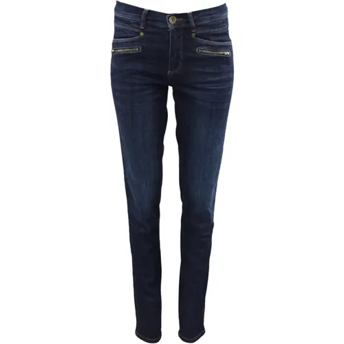 Tinni Dark Denim Skinny Jeans , female, Sizes: 2XL, XS, S, 3XL, M - 2-Biz - Modalova