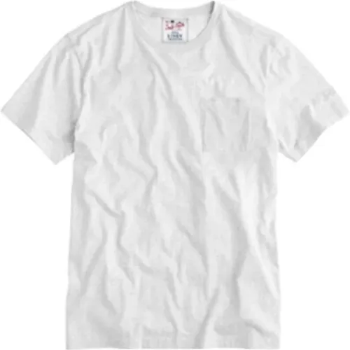 Linen Men's T-shirt Various Colors , male, Sizes: M, L - MC2 Saint Barth - Modalova