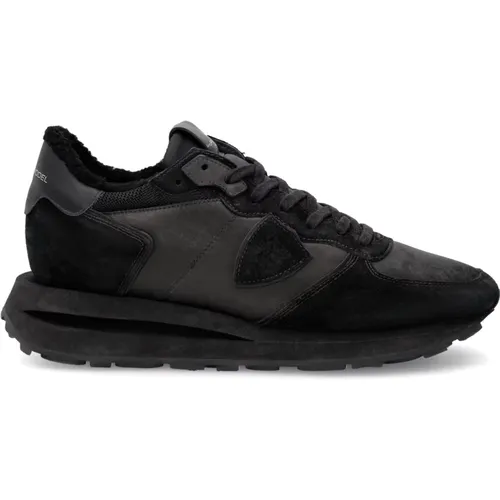 Sneakers Tropez Haute Running Men, Schwarz , Herren, Größe: 42 EU - Philippe Model - Modalova