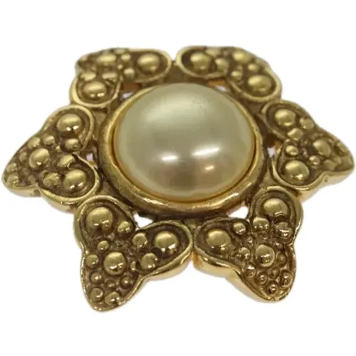 Pre-owned Metal brooches , female, Sizes: ONE SIZE - Chanel Vintage - Modalova