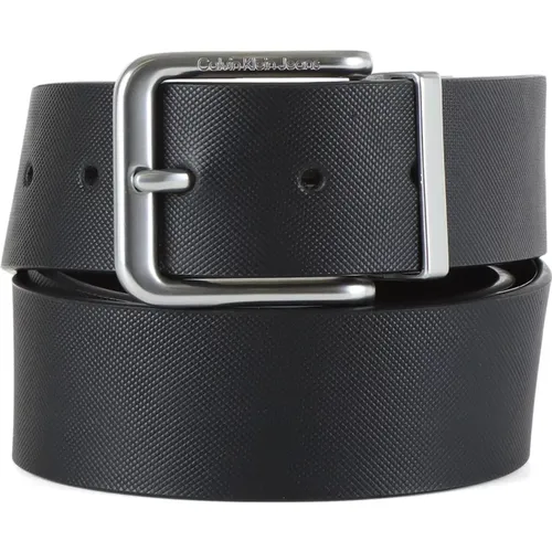 Reversible Leather Belt , male, Sizes: 90 CM, 100 CM - Calvin Klein Jeans - Modalova