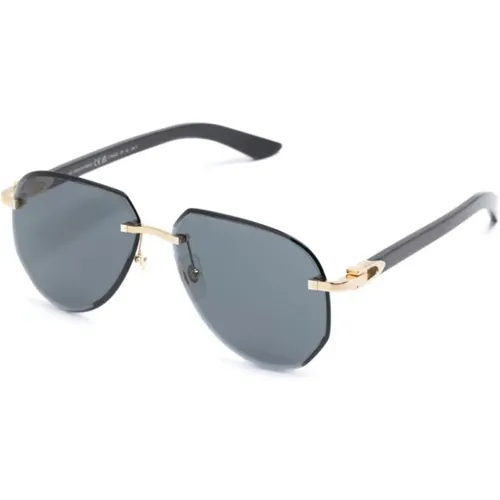 Ct0440S 001 Sunglasses , male, Sizes: 61 MM - Cartier - Modalova