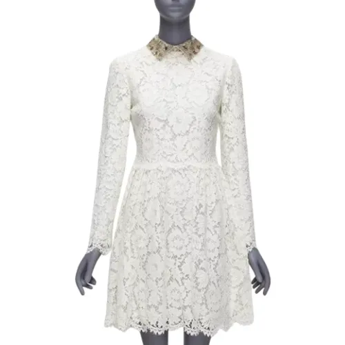 Pre-owned Cotton dresses , female, Sizes: M - Valentino Vintage - Modalova
