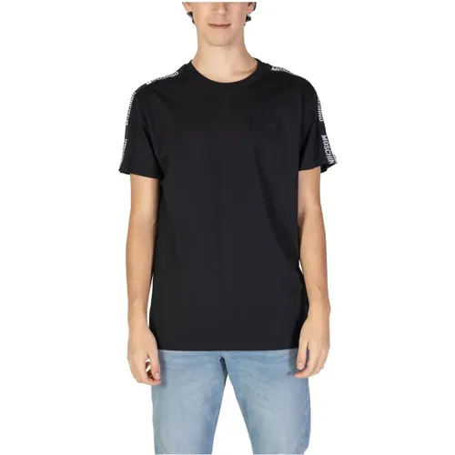 Baumwoll Herren T-Shirt und Polo , Herren, Größe: M - Moschino - Modalova