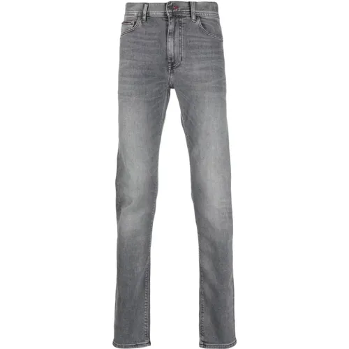 Grey Straight Alma Jeans , male, Sizes: W34 L32, W31 L32, W33 L32 - Tommy Hilfiger - Modalova