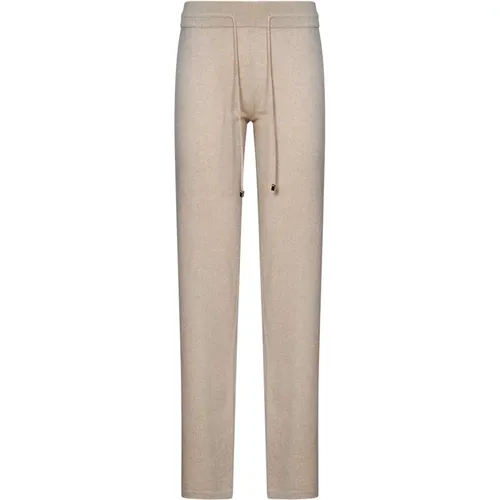 Cashmere Trousers Straight Leg , female, Sizes: XS - Malo - Modalova