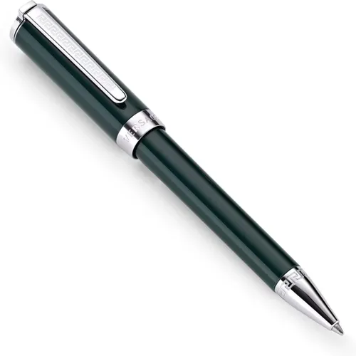 Olympia Ballpoint Pen Silver , unisex, Sizes: ONE SIZE - Versace - Modalova