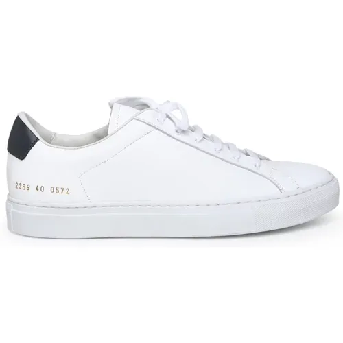 Leather Sneakers with Print , male, Sizes: 6 UK, 7 UK, 11 UK, 9 UK, 8 UK - Common Projects - Modalova