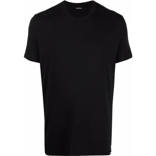 Schwarze Unterwäsche T Shirt V , Herren, Größe: M - Tom Ford - Modalova