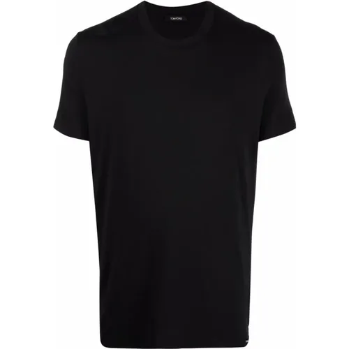 Schwarze Unterwäsche T Shirt V , Herren, Größe: S - Tom Ford - Modalova