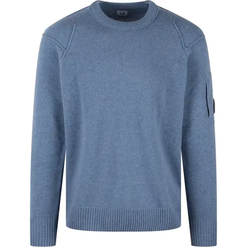 Lambswool Crew Neck Knit Sweater , male, Sizes: L - C.P. Company - Modalova