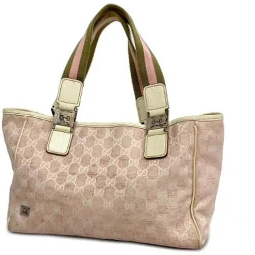 Pre-owned Canvas totes , female, Sizes: ONE SIZE - Gucci Vintage - Modalova