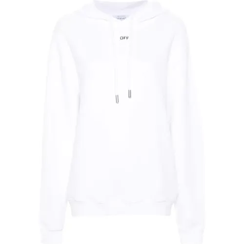 Off , Stylish Hoodie Sweatshirt , female, Sizes: S, M, XS - Off White - Modalova