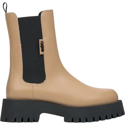 Damen Chelsea Boots aus hochwertigem italienischem Echtleder , Damen, Größe: 36 EU - Estro - Modalova