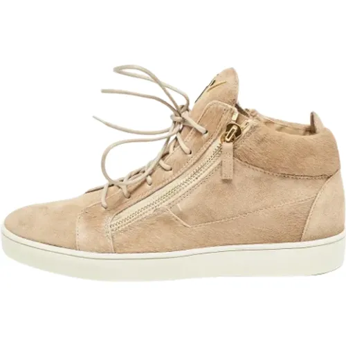 Pre-owned Suede sneakers , male, Sizes: 10 UK - Giuseppe Zanotti Pre-owned - Modalova