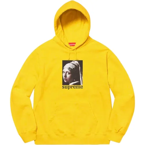 Perlen Hoodie Zitrone Limited Edition , Herren, Größe: M - Supreme - Modalova