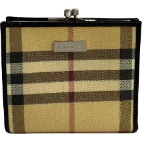 Pre-owned Canvas wallets , female, Sizes: ONE SIZE - Burberry Vintage - Modalova