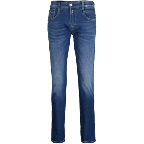 Modern Slim-Fit Jeans , male, Sizes: W33 L34, W32 L30, W34 L36, W33 L36, W31 L30 - Replay - Modalova