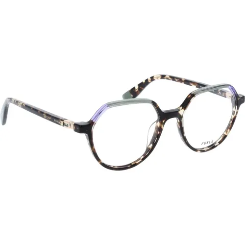 Stilvolle Originalrezeptbrillen für Frauen , Damen, Größe: 50 MM - Furla - Modalova