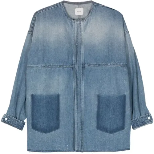 Cotton Denim Jacket , female, Sizes: M, L, S - Alysi - Modalova