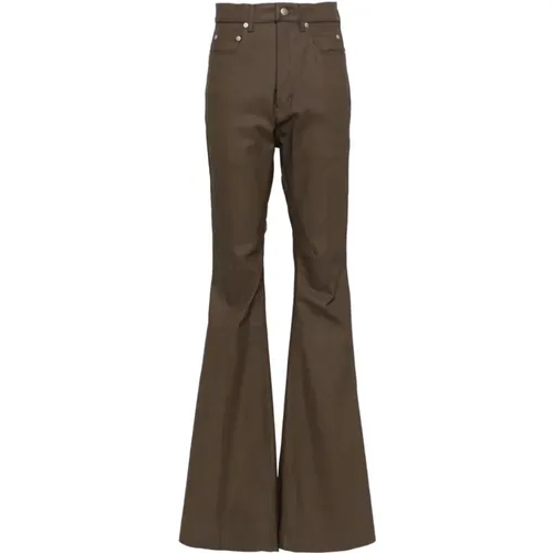 Denim Bootcut Pants Bolan Bean , female, Sizes: W30, W29, W26, W28 - Rick Owens - Modalova