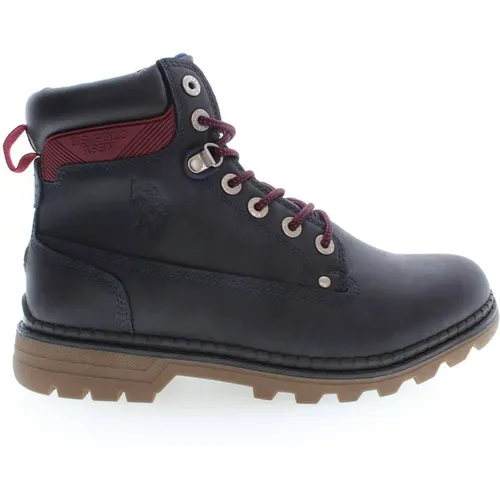 Lace Detail High Boots , male, Sizes: 10 UK, 9 UK, 7 UK, 8 UK - U.s. Polo Assn. - Modalova