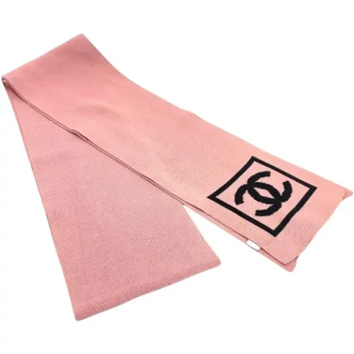 Pre-owned Cotton scarves , female, Sizes: ONE SIZE - Chanel Vintage - Modalova