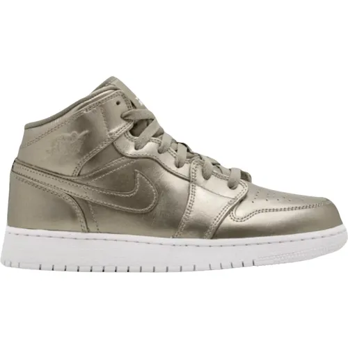 Limited Edition Air Jordan 1 Mid , female, Sizes: 5 UK, 7 UK, 3 UK, 5 1/2 UK, 4 1/2 UK, 6 UK, 3 1/2 UK - Nike - Modalova