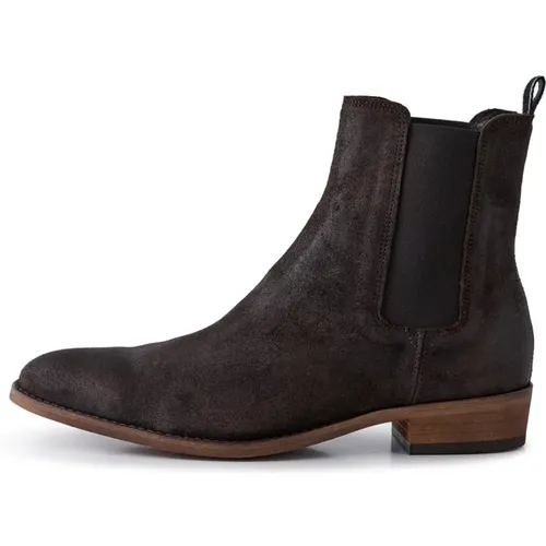 Premium Wildleder Chelsea Boot , Herren, Größe: 44 EU - Shoe the Bear - Modalova