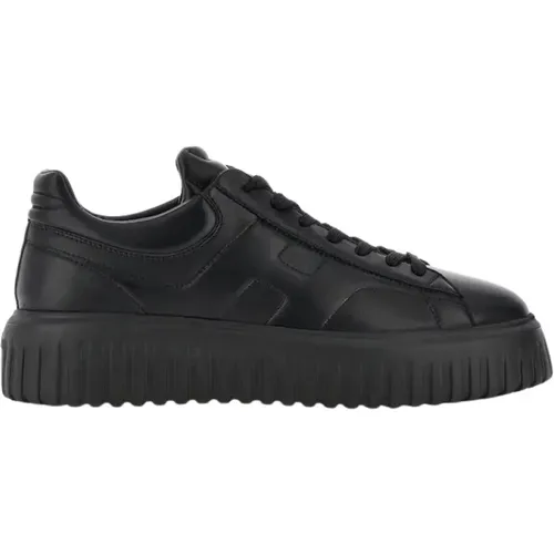 Schwarze Sneakers mit Memory Foam Einlegesohle , Herren, Größe: 39 EU - Hogan - Modalova