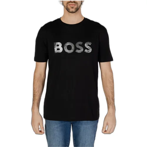 Men's T-Shirt Spring/Summer Collection , male, Sizes: S, L, XL, M - Boss - Modalova