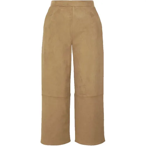 Albore Pants - Elastic Waist and Side Pockets , female, Sizes: L, S - Max Mara - Modalova