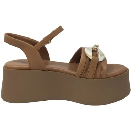 Wedge Sandals , female, Sizes: 5 UK - Frau - Modalova