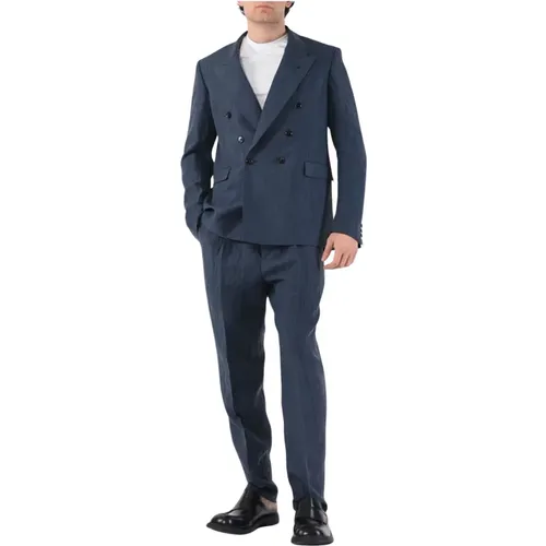 Single Breasted Suits , male, Sizes: L, M - Mauro Grifoni - Modalova