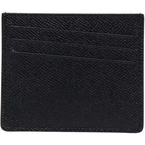 Leather Card Wallet , male, Sizes: ONE SIZE - Maison Margiela - Modalova