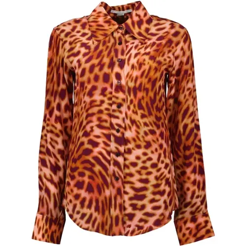 Leopardenmuster Hemd , Damen, Größe: XS - Stella Mccartney - Modalova
