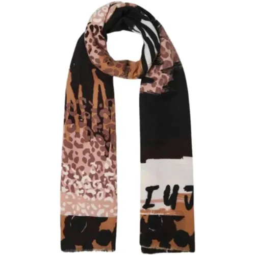 Animal Print Scarf , female, Sizes: ONE SIZE - Liu Jo - Modalova