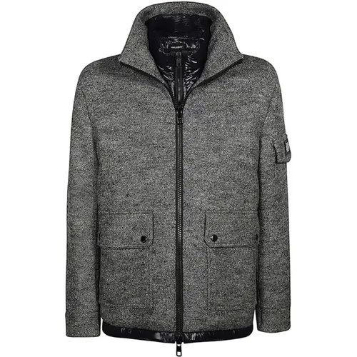 Padded Jacket with Multiple Pockets , male, Sizes: L - Dolce & Gabbana - Modalova